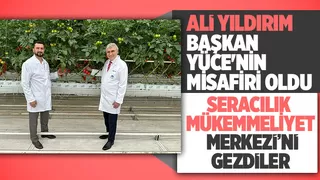 Yüce Ali Yıldırım a Tarımda Devrim Niteliğindeki Seracılık Merkezini Tanıttı